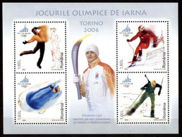 Olympics 2006 - Biathlon - ROMANA - S/S MNH - Inverno2006: Torino