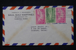 CUBA - Enveloppe Commerciale De Habana Pour La Suisse Par Avion En 1946 - L 111647 - Covers & Documents