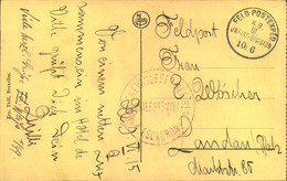 1915, Feldpostkarte" III. K. B. Infantr: - Division" - Lettres & Documents