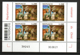 Monaco 2021 Tableau Naissance Du Christ Daté  Neuf XX MNH - Unused Stamps