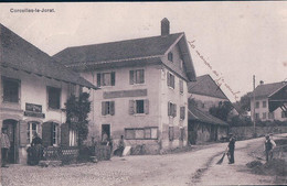 Corcelles Le Jorat, Auberge Communale, Télégraphe Et Epicerie (22.10.1909) - Jorat-Mézières