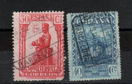 Espagne _   (1931 ) 9é Centenaire Monastére Monsérat N°480/81 - Usati