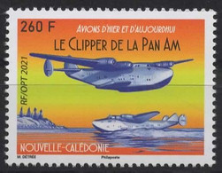 Nouvelle-Calédonie 2021 - Hydravion Le Clipper De La Pan Am - 1 Val Neuf // Mnh - Ongebruikt