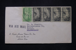 CUBA  - Enveloppe De Habana Pour La Suisse Par Avion En 1946 - L 111676 - Lettres & Documents