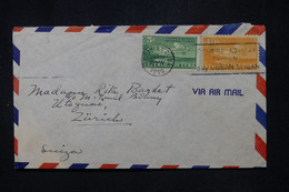 CUBA - Enveloppe De Habana Pour La Suisse Par Avion En 1946 - L 111691 - Lettres & Documents