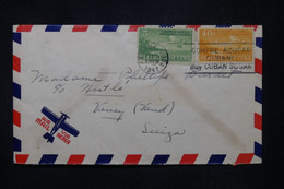 CUBA - Enveloppe De Habana Pour La Suisse En 1947 - L 111697 - Lettres & Documents