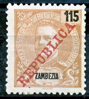 !										■■■■■ds■■ Zambezia 1911 AF#64 * Lisbon "REPUBLICA" 115 Réis (x13297) - Zambèze