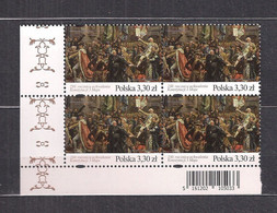 POLAND 2021 - 230th ANNIVERSARY Of THE CONSTITUTION ON MAY 3 BLOCK Of 4 L MNH - Neufs