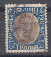 Iceland Island Ijsland 1920 Mi#96 Used - Usados