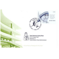 2021 New ** UN Mother Teresa Cancellation Green Card  (**) - Storia Postale