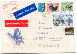 Env. Du 9/09/1987 Pour LA SUISSE Paypal Not Accept - Luftpost-Express