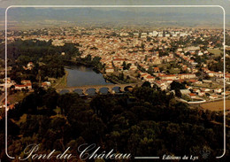 PONT-DU-CHATEAU    ( PUY DE DOME )      VUE AERIENNE DE LA VILLE - Pont Du Chateau