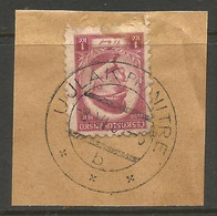 CZECHOSLOVAKIA. UJLAK VILLAGE POSTMARK ON PIECE. - Sellos Para Periódicos