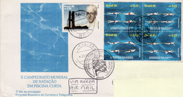 BRAZIL  COVER SENT TO POLAND 1996 - Briefe U. Dokumente