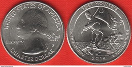 USA Quarter (1/4 Dollar) 2016 P Mint "Fort Moultrie" UNC - 2010-...: National Parks