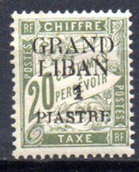 Grand Liban: Yvert N° Taxe 2* - Postage Due