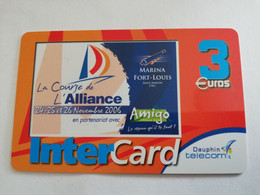 ST MARTIN / INTERCARD  3 EURO    LE COURSE DE ALLIANCE          NO 156   Fine Used Card    ** 6605 ** - Antille (Francesi)