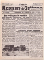 AUSTRIA -  WIENER  KRONEN  ZEITUNG  - KRIEG  TUNIS  - WIEN  - Komplette Zeitung - 1943 - Testi Generali