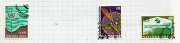 Nations Unies (Genève) N°15, 17, 18 Cote 4.05€ - Used Stamps
