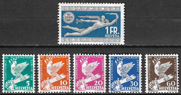 Switzerland / Schweiz / Suisse : 1932 Abrüstungskonferenz In Genf. Michel 250 / 255 Mit Falz - Altri & Non Classificati