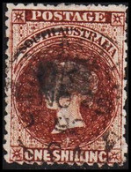1867-1871. SOUTH AUSTRALIA.  ONE SHILLING VICTORIA. (MICHEL 26) - JF512414 - Usati