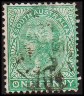 1893. SOUTH AUSTRALIA.  ONE PENNY VICTORIA With Plate Error. Interesting.  (MICHEL 71) - JF512421 - Oblitérés