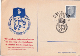 A14402 - ZENTRALES RATTETREFFEND DRESDEN IP SCOUTS DRESDEN GERMANY 1972 - Postales Privados - Usados