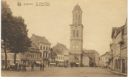 LOKEREN : La Grand'Place - De Groote Markt - RARE VARIANTE - Cachet De La Poste 1927 - Lokeren