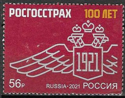 RUSSIA # FROM 2021 STAMPWORLD 3076 - Usati