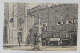21457 Cartolina - Roma - Piazza Della Minerva - VG 1905 - Lugares Y Plazas