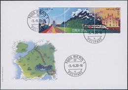 Suisse - 2020 - Ceneri - Zwischenstege - Ersttagsbrief FDC ET - Storia Postale