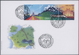 Suisse - 2020 - Ceneri - Zwischenstege - Ersttagsbrief FDC ET - Lettres & Documents