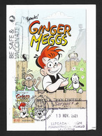 Australia Ginger Meggs Maxicard With Vaccination Postmark Sent To Peru - Usados