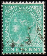 1893. SOUTH AUSTRALIA.  ONE PENNY VICTORIA With Plate Error. Interesting.  (MICHEL 71) - JF512430 - Usati