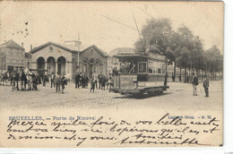 Bruxelles - Porte De Ninove "tramway" "pionnière 1906" - Public Transport (surface)