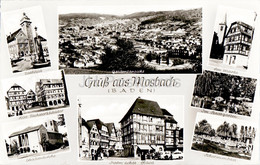 Gruss Aus Mosbach - Rathaus - Am Markt - Schwimmbad - Cacilienkirche - 1961 - Germany - Used - Mosbach