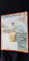 Grand CALENDRIER Journal LE PETIT PARISIEN 1906 Illustrateur CARREY Illustration Machine Télégraphe Femme Art Nouveau - Formato Grande : 1901-20