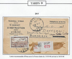 Algérie Poste Aérienne - Oblitérations - Lettre - Airmail