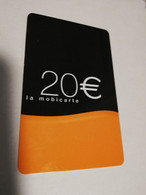 FRANCE/FRANKRIJK   ORANGE € 20,-  LA MOBICARTE /RECHARGE    PREPAID  USED    ** 6625** - Per Cellulari (telefonini/schede SIM)