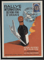 Algérie Poste Aérienne - Oblitérations - Carte - Airmail