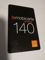 FRANCE/FRANKRIJK   ORANGE  140  FRANC  - LA MOBICARTE /RECHARGE    PREPAID  USED    ** 6637** - Per Cellulari (telefonini/schede SIM)