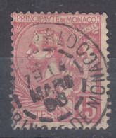 Monaco 1891 Mi#15 Used - Gebruikt