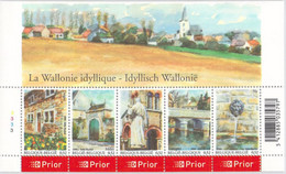 Année 2006 - BL 132 ** - 3541 à 3545 - La Wallonie Idyllique - 2002-… (€)