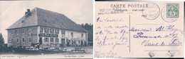 Vue Des Alpes NE, L'Hôtel + Cachet Linéaire "VUE Des ALPES Près Hts GENEVEYS" (8.10.1906) - Geneveys