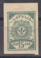 Latvia Lettland 1919 Mi#5 B B, Mint Hinged - Latvia