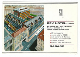 13.135 - TORINO - REX HOTEL - GARAGE 1950 CIRCA - Bars, Hotels & Restaurants
