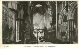 CAMBS - ELY - CATHEDRAL - THE CHOIR LOOKING WEST RP Ca369 - Ely