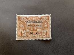 MONZAMBICO INHAMBANE 1913 Portuguese Africa Postage Stamps Surcharged & Overprinted "REPUBLICA INHAMBANE" MNHL - Inhambane