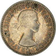 Monnaie, Australie, Elizabeth II, Threepence, 1962, Melbourne, TTB, Argent - Threepence