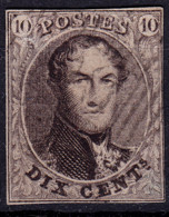 Stamps Belgium 1858 10c Used Lot#16 - 1849-1865 Médaillons (Autres)
